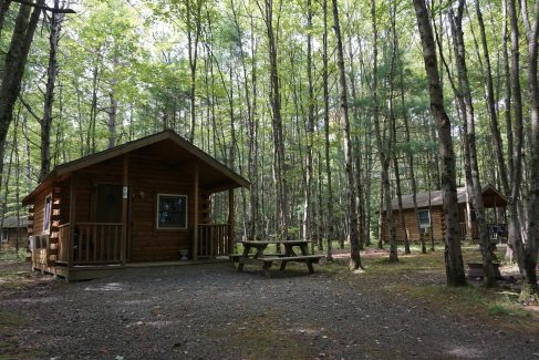 exterior cabin with bathroom