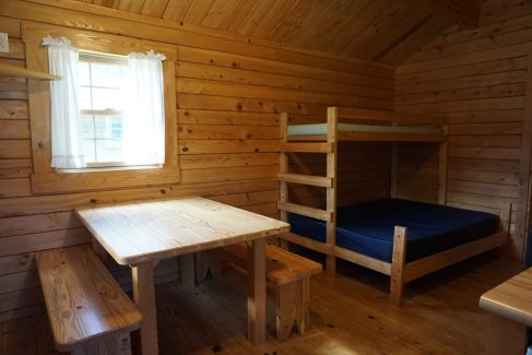 table and bunks