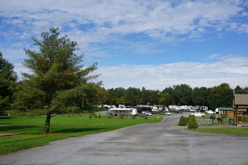 open water sewer electric sites at Hartwick Highlands campground in Cooperstown NY