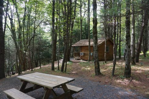 exterior one room cabin no bathroom